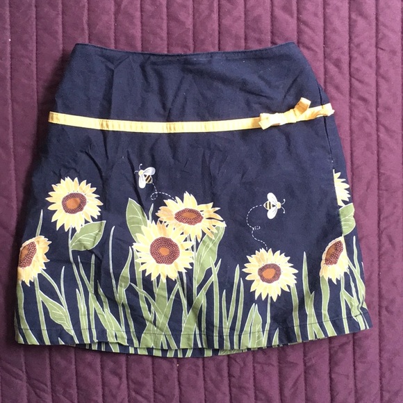 Gymboree Sunflower Fields vintage skirt 3 3T fall - Picture 1 of 3